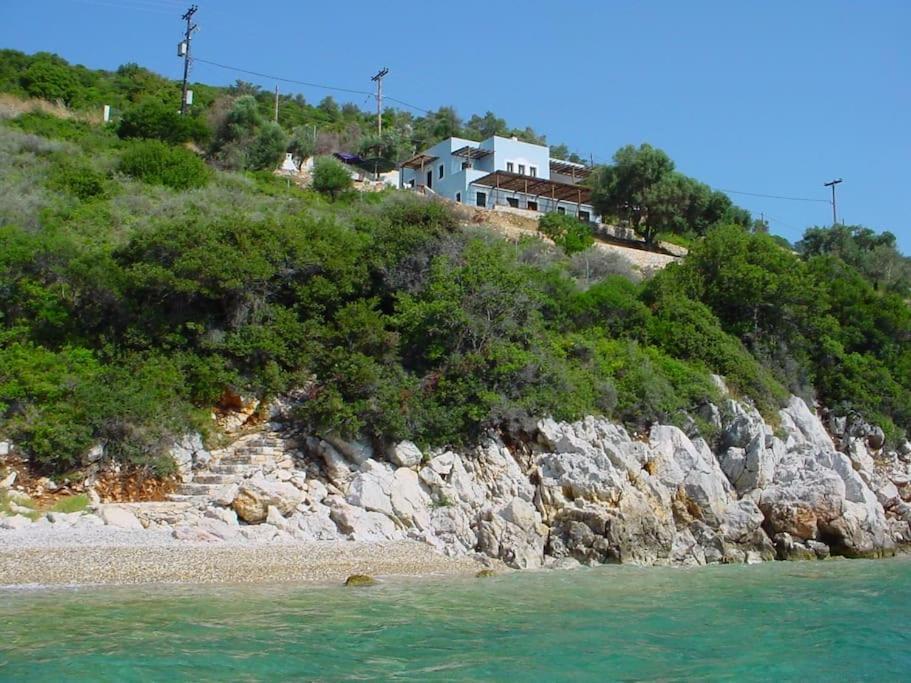 Villa With Breathtaking Views And Private Beach Agios Dimitrios  Dış mekan fotoğraf